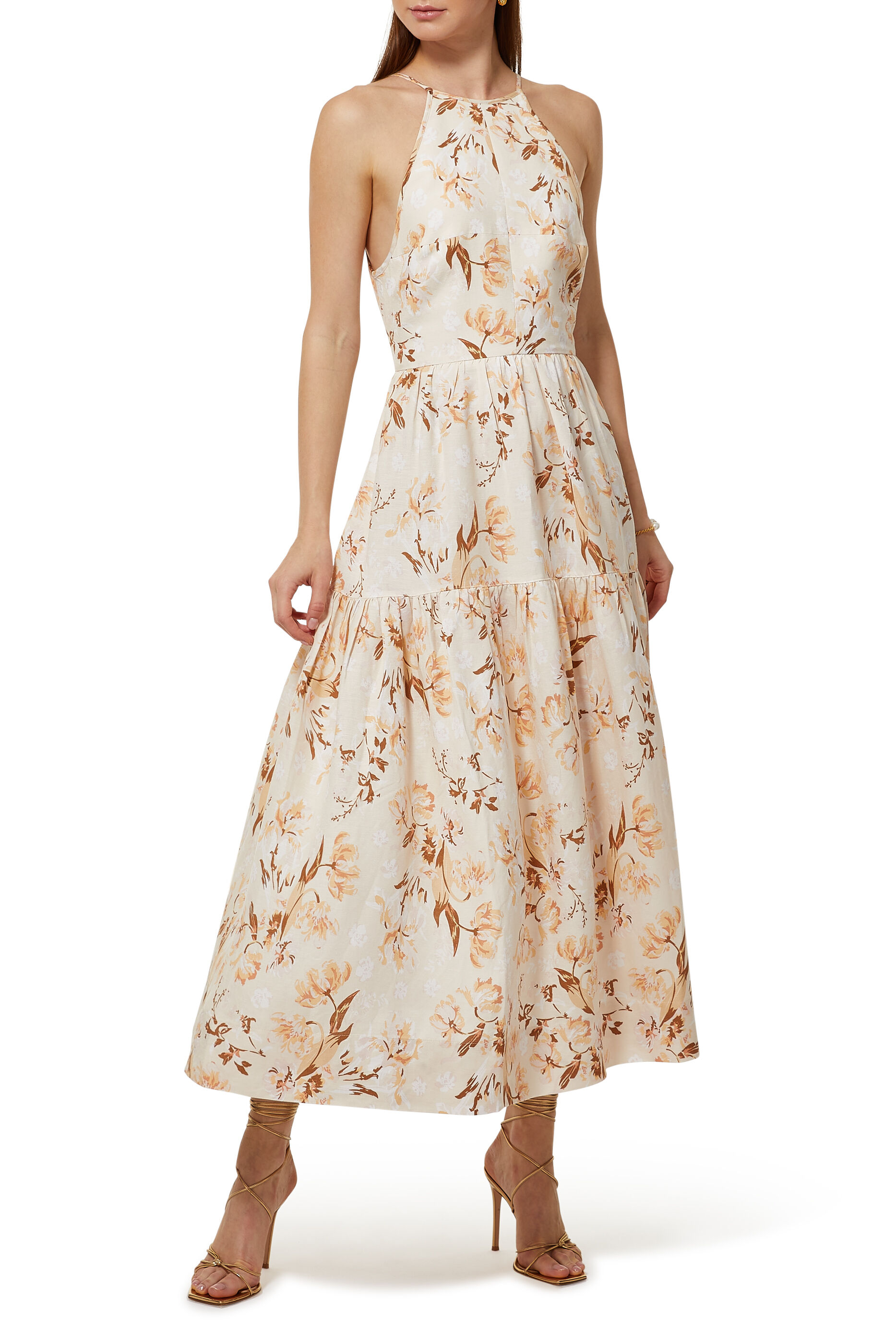 Buy Shona Joy Roxanne Tiered Midi Dress ...